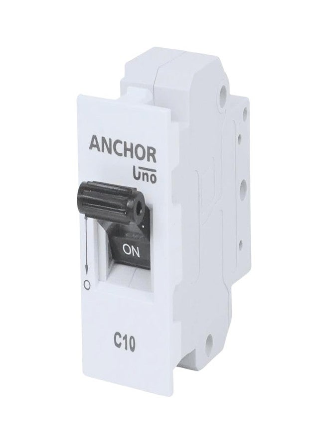 Anchor by Panasonic UNO 10 Amp Single Pole Mini MCB | Single Pole C Curve MCB (98070) - Image 2